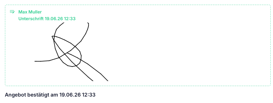 Digitale Unterschrift
